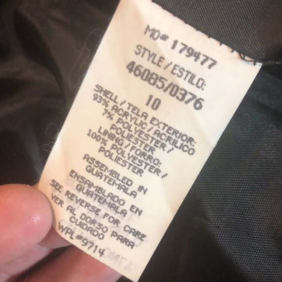 Vtg SAG HARBOR size 10 Boucle nubby KNIT Plaid & Rainbow Fully Lined Career NEW - Picture 13 of 16